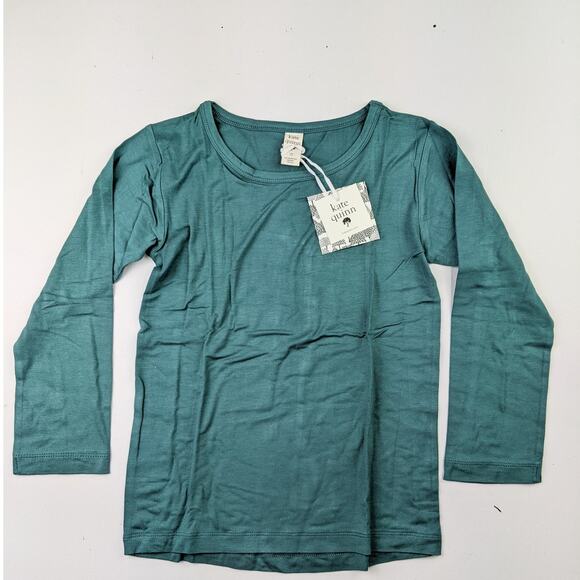 Kate Quinn Other - Kate Quinn Sea Pine Blue Youth Long Sleeve Bamboo Shirt - 7 Youth
